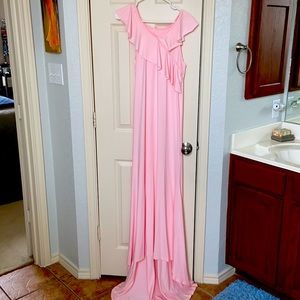 Pink maxi dress NWOT